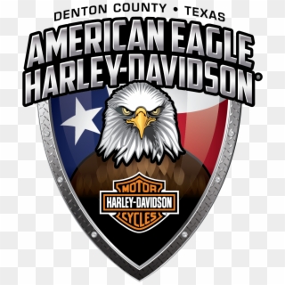 American Eagle Hd - Harley Davidson With Eagles, HD Png Download