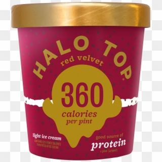 Halo Top Red Velvet Ice Cream, 1 Pint - Halo Top Candy Bar, HD Png Download