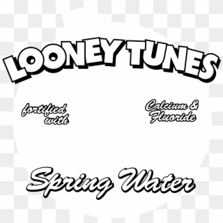 Looney Tune Font - Looney Tunes Logo Black And White, HD Png Download