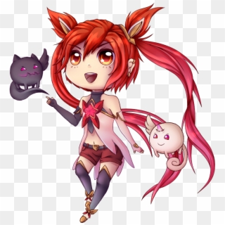 Clipart Royalty Free Library Jinx Drawing Anime - League Of Legends Star Guardian Chibi, HD Png Download