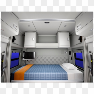 T880-interior - Mid Roof Cascadia Interior, HD Png Download
