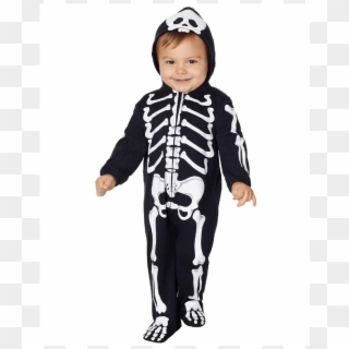 Spooky Skeleton Baby Costume - Skeleton Toddler Costume, HD Png Download