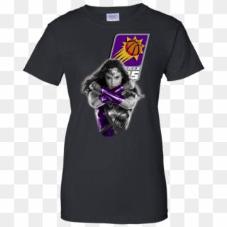 Phoenix Suns Basketball Wonder Woman Sweatshirts T-shirts - T-shirt, HD Png Download