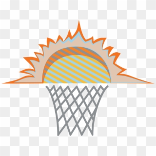 Phoenix Suns Basketball - Illustration, HD Png Download