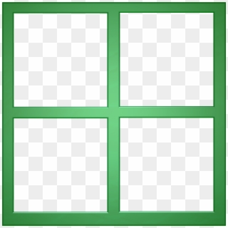 Green Frame Window - Green Outline Border Png, Transparent Png