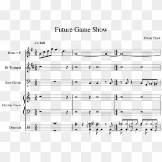 Future Game Show Sheet Music Composed By Owen Clark - Lighting Of The Beacons Sheet Music, HD Png Download