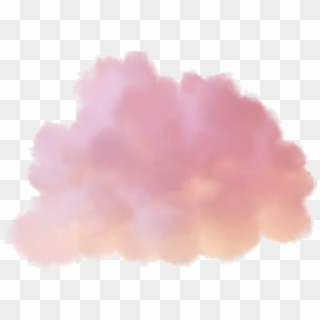 #pink #pastelpink #pinkcloud #tumblr #cloud #aesthetic - Smoke, HD Png Download