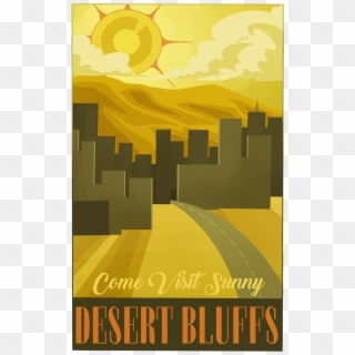 Welcome To Night Vale - Desert Bluffs Posters, HD Png Download