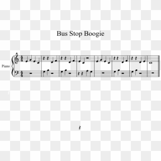 Bus Stop Boogie Sheet Music 1 Of 1 Pages - Sheet Music, HD Png Download