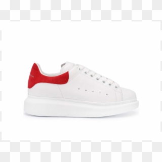 Alexander Mcqueen White Red - Skate Shoe, HD Png Download
