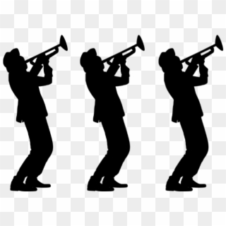 If You've Had The Pleasure Of Hearing “a Man With The - Trumpet Dance Silhouette, HD Png Download