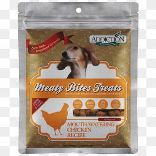 Meaty Bites Chicken - Addiction Meaty Bites Dog Treats, HD Png Download