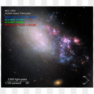 A Galaxy, About A Third Of It On One Side With Bunches - Galaxy, HD Png Download