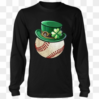 Baseball Ball Leprechaun Hat Shirt St - Shirt, HD Png Download