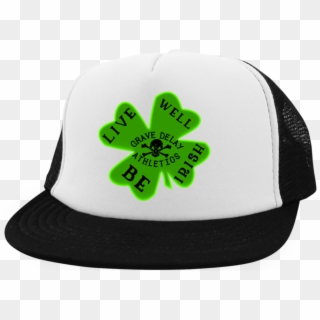 Be Irish Embroidered Trucker Hat With Snapback - Baseball Cap, HD Png Download