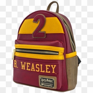 Ron Weasley Gryffindor 10” Faux Leather Mini Backpack - Harry Potter Loungefly Mini Backpack, HD Png Download