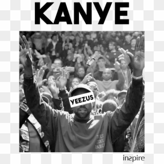 This Time On The Great @kanyewest Show Some Love At - Kanye West With Hands Up, HD Png Download