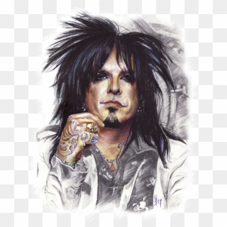 Bleed Area May Not Be Visible - Motley Crue Drawings, HD Png Download