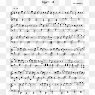 Flapper Girl By The Lumineers - Sheet Music, HD Png Download