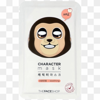 Thefaceshop Charactermask Monkey - Cartoon, HD Png Download