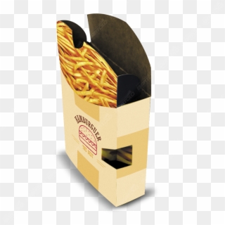 Box Fritas Delivery - French Fries, HD Png Download