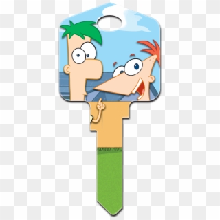 Ferb - Disney Characters House Key, HD Png Download