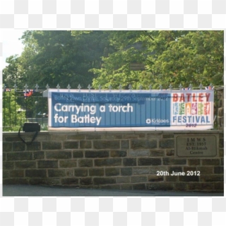 'carrying A Torch For Batley' @imws1 @imws Women On - Signage, HD Png Download