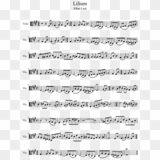 Lilium - Professor Layton Theme Noten, HD Png Download