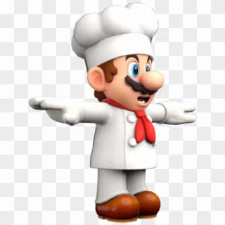 Chef Png Image - Mario T Pose Png, Transparent Png