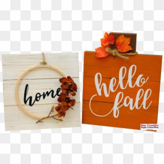 Diy Fall Boards Our 12 X 12 Pallet Board Is Such A - Greeting Card, HD Png Download