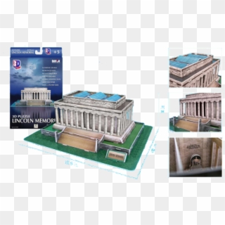 3d Jigsaw Puzzle - Lincoln Memorial Project, HD Png Download