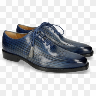 Oxford Shoes Nicolas 1 Clear Water Lines Electric Blue - Melvin Hamilton Jeff 7, HD Png Download
