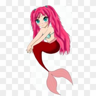 Mermaid Chibi Cute Mermaid, Sea Serpent, Mythical Creatures, - Cartoon Cute Mythical Creature, HD Png Download