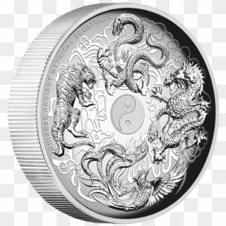 An Error Occurred - Mythical Creatures Silver Coin, HD Png Download