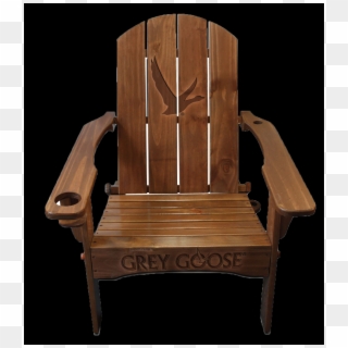 Custom Adirondack Chair Grey Goose - Throne, HD Png Download
