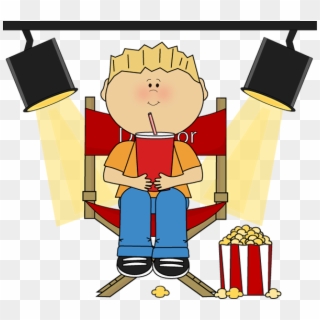 Movies Clipart Movie Director - Spotlight Clipart, HD Png Download