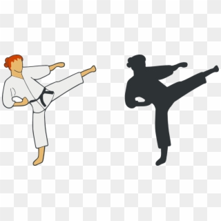 Karate Girl, Svg Files For Cricut, Cutting Files, Stencils,, HD Png Download