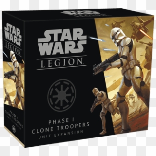 Star Wars Legion Phase I Clone Troopers Unit Expansion - Star Wars Legion Clone Wars, HD Png Download