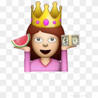 Phụ Kiện [ N ] - Money Girl Emoji Png, Transparent Png