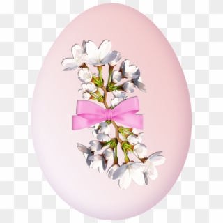 Easter Easter Egg Egg Flowers Png Image - Artificial Flower, Transparent Png