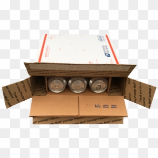 6 Pack Usps Flat Rate Can Shipper - Carton, HD Png Download