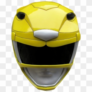 Green Ranger Helmet Png - Yellow Power Rangers Helmet, Transparent Png