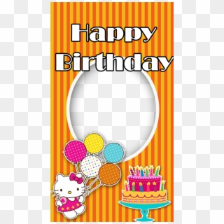 Yellow Birthday Frame - Simple Frame Birthday Png, Transparent Png