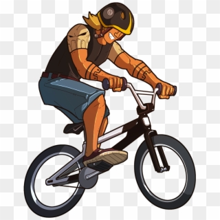 Web Logos And Game Icon - Bmx Rider Png, Transparent Png