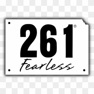 In 1967, Switzer Became The First Woman To Officially - 261 Fearless Logo, HD Png Download