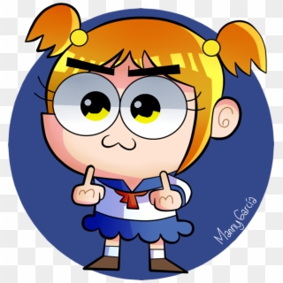 #popuko Hashtag On Twitter - Cartoon, HD Png Download
