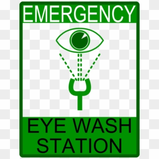 Eyewash Station Computer Icons Emergency - Emergency Eye Wash Station Symbol, HD Png Download