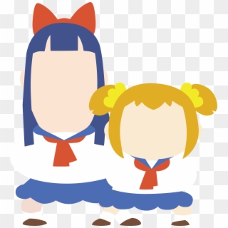 View Pop Team Epic , - Popuko And Pipimi Transparent, HD Png Download