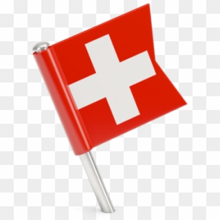 Swiss Flag Pin Png, Transparent Png