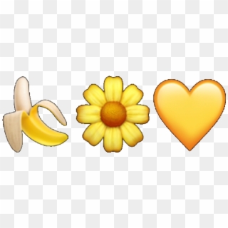 yellow #emoji #tumblr #aesthetic #flower #banana #heart - Aesthetic Banana  Png, Transparent Png - 1024x1024(#5772630) - PngFind